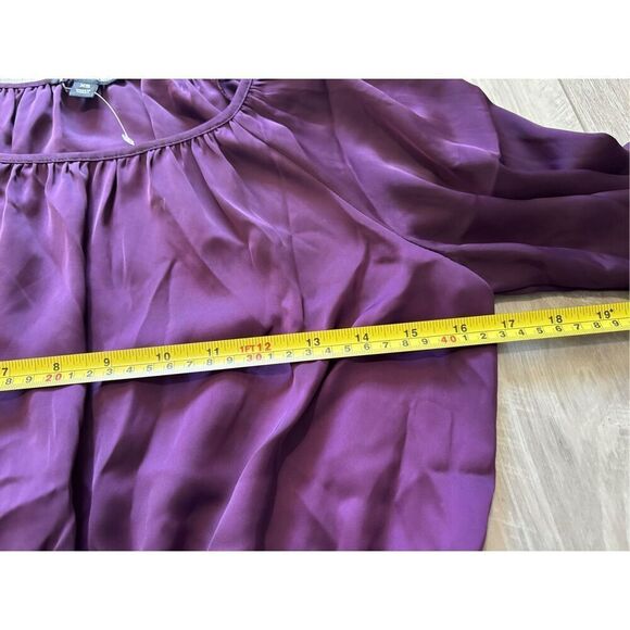 Banana Republic purple blouse size XS - Picture 7 of 10
